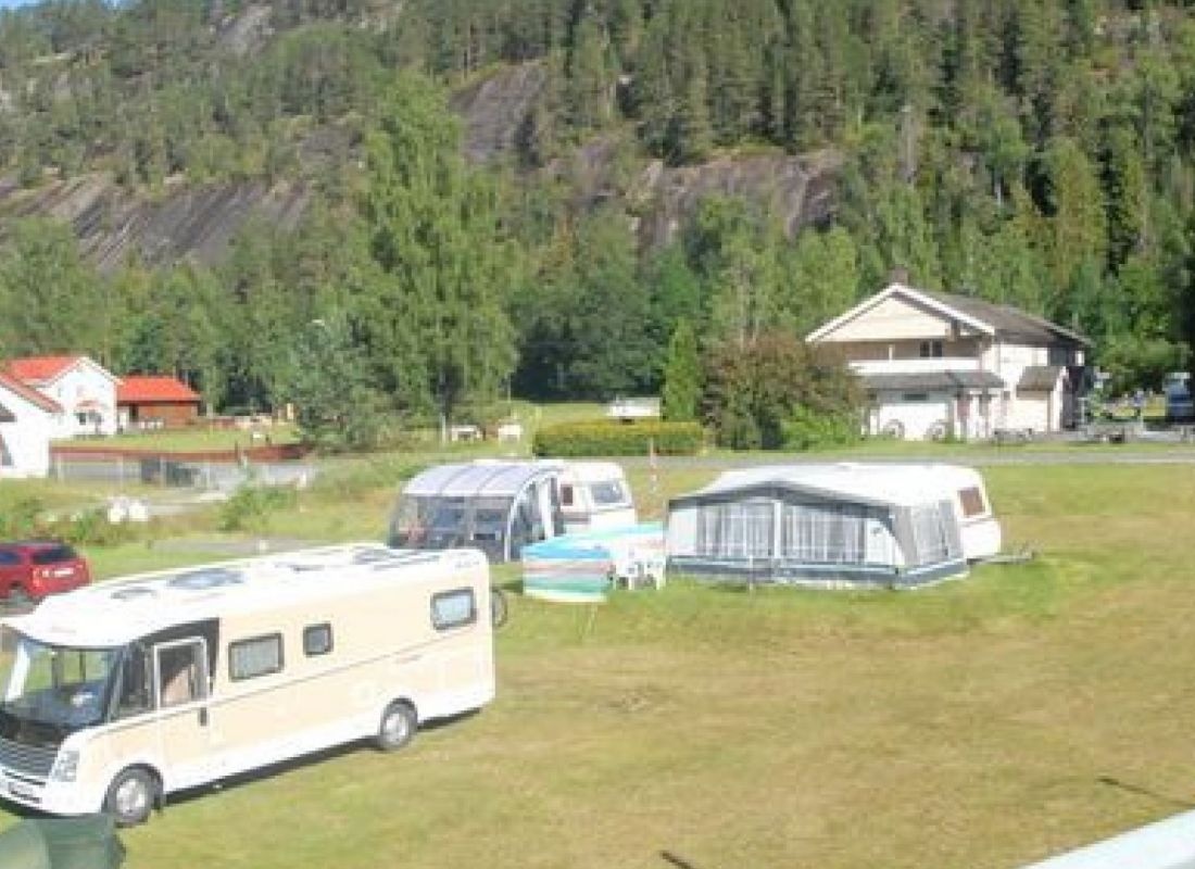 Haugsjåsund Camping — Campingplatz in Treungen