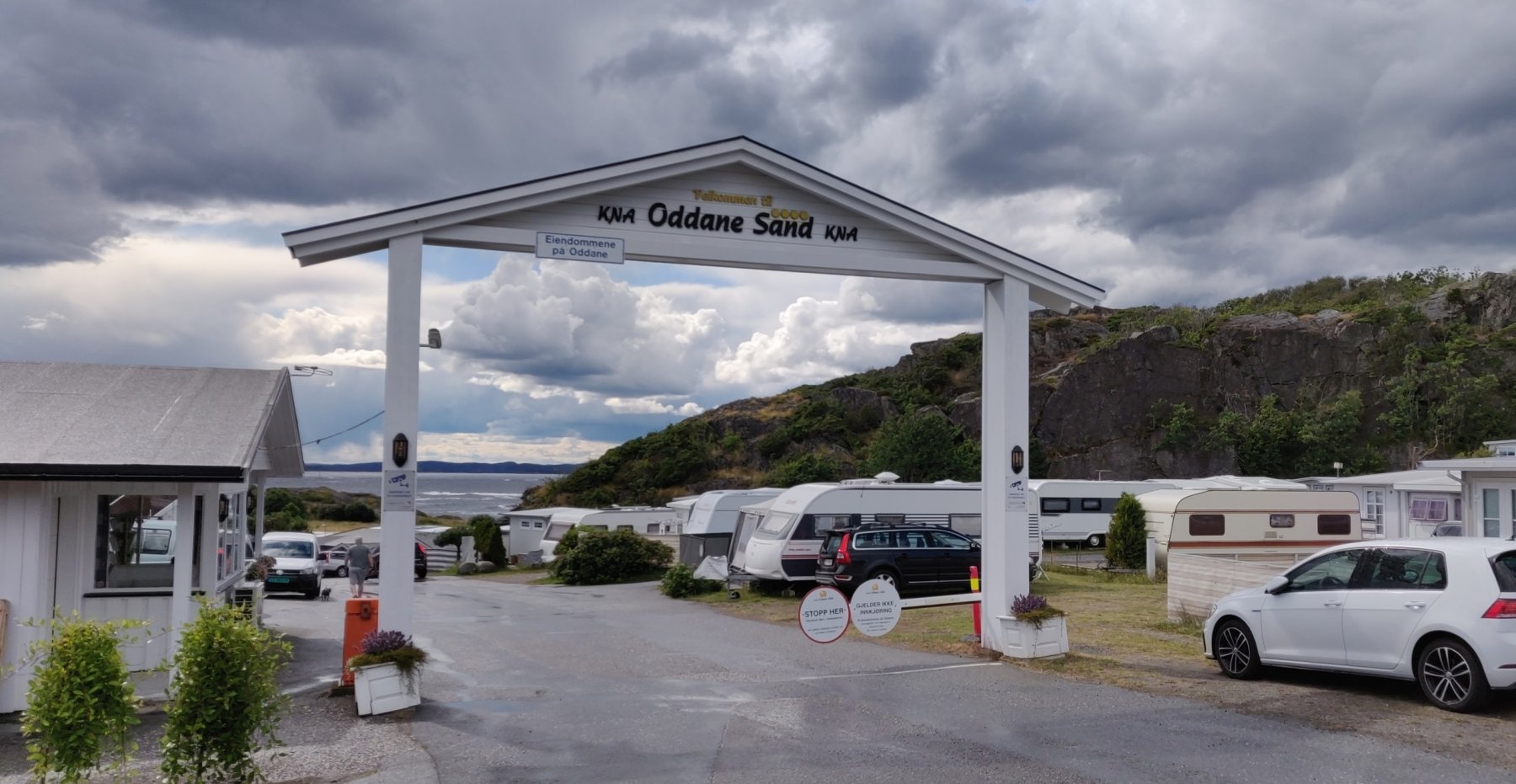 Oddane Sand Camping — Camping Site in Nevlunghavn