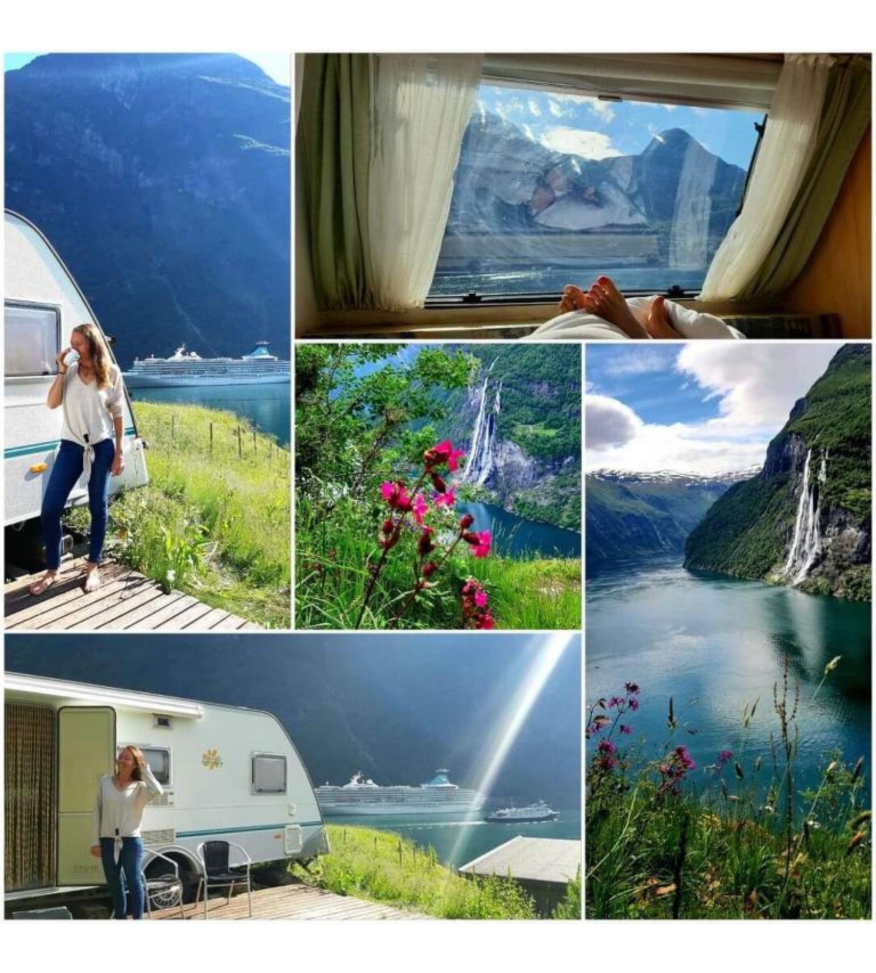 Fjelltun Camping — Campingplads in Geiranger