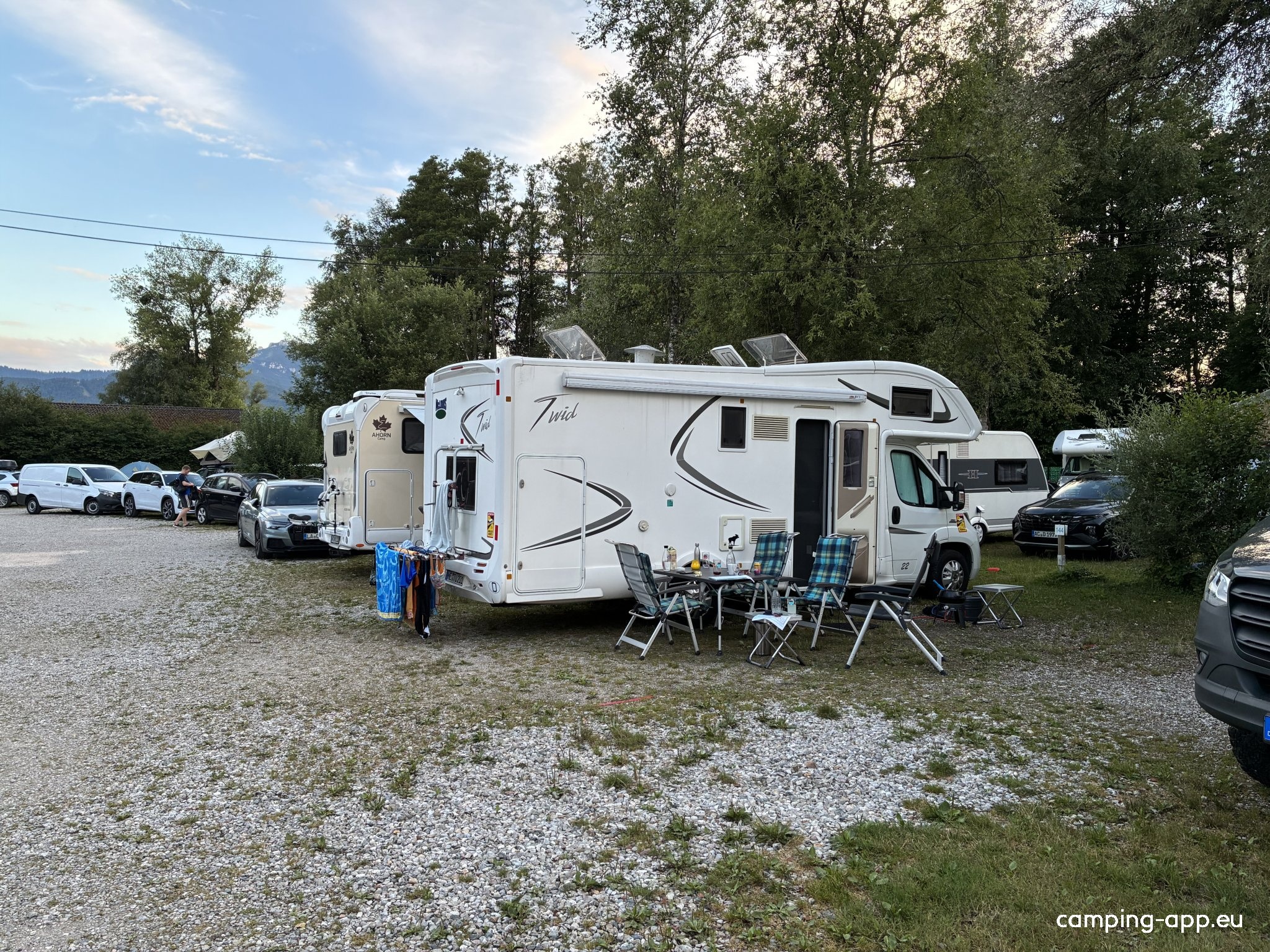 Panorama Camping Harras — Area da campeggio in Prien