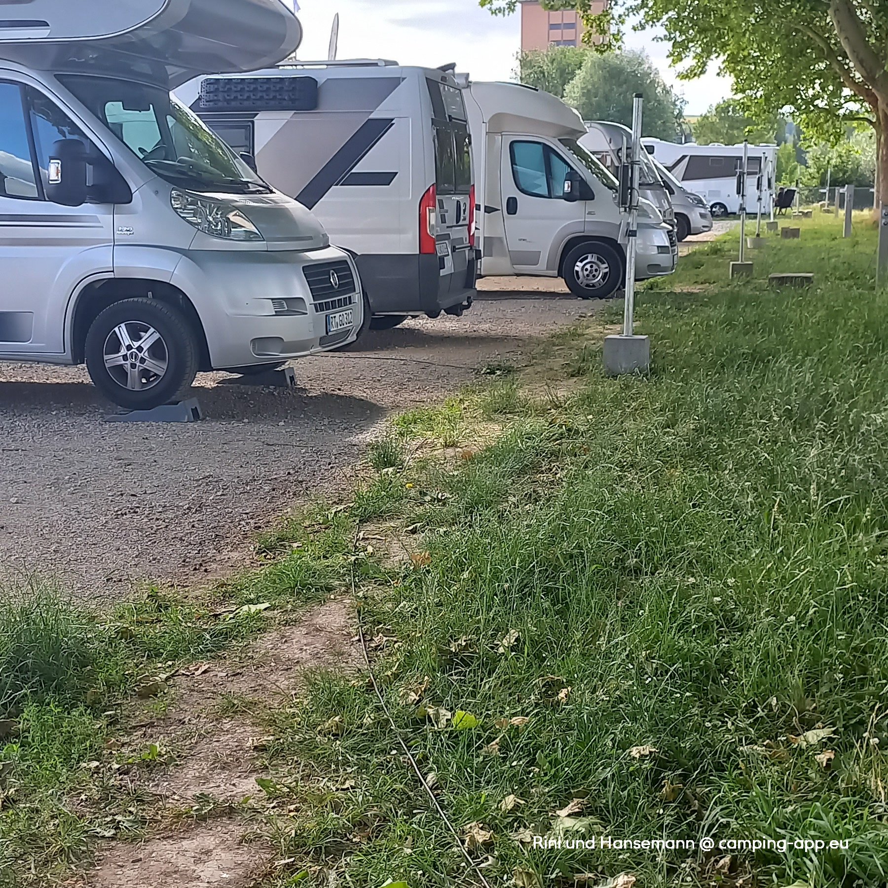 Wohnmobilstellplatz am Flockenwerk — Camperplads in Ochsenfurt