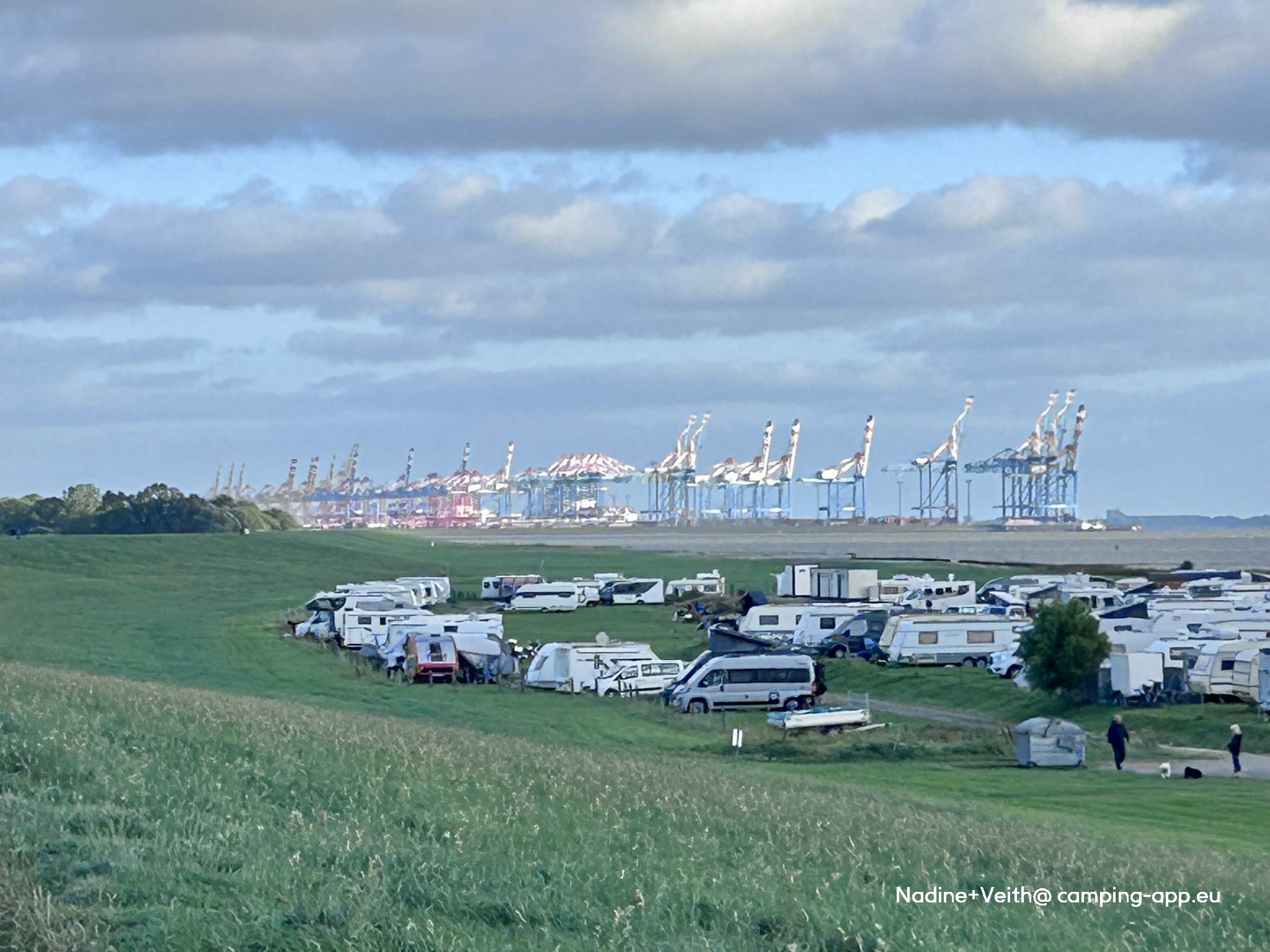 Stellplatz Campingplatz Wremer Tief