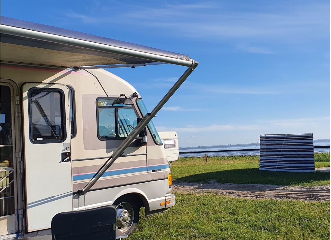 Stellplatz Campingplatz Wremer Tief — Campervan Site in Wremen