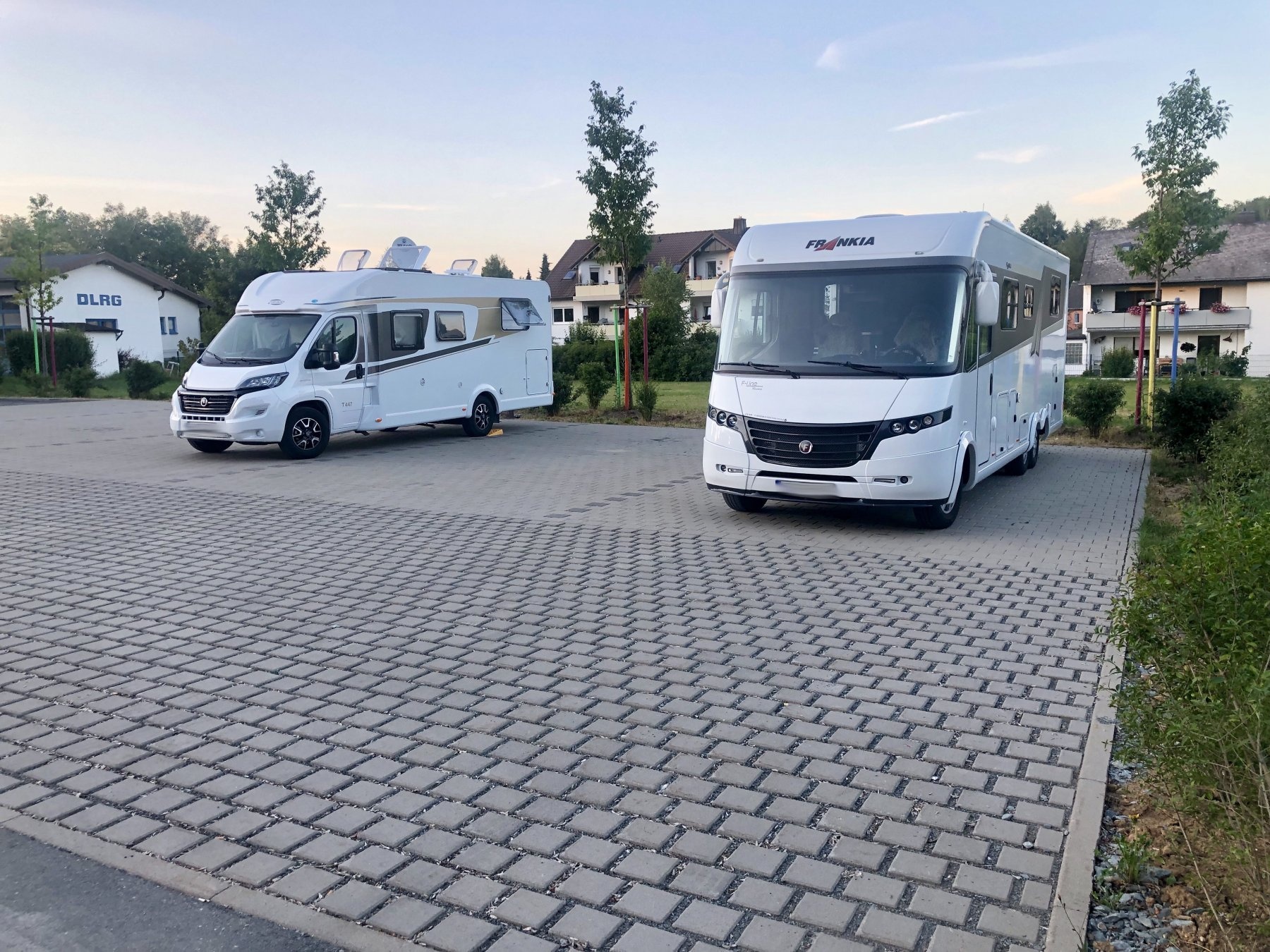 Wohnmobilstellplatz Münchberg — Sp. parking dla kamperów in Münchberg