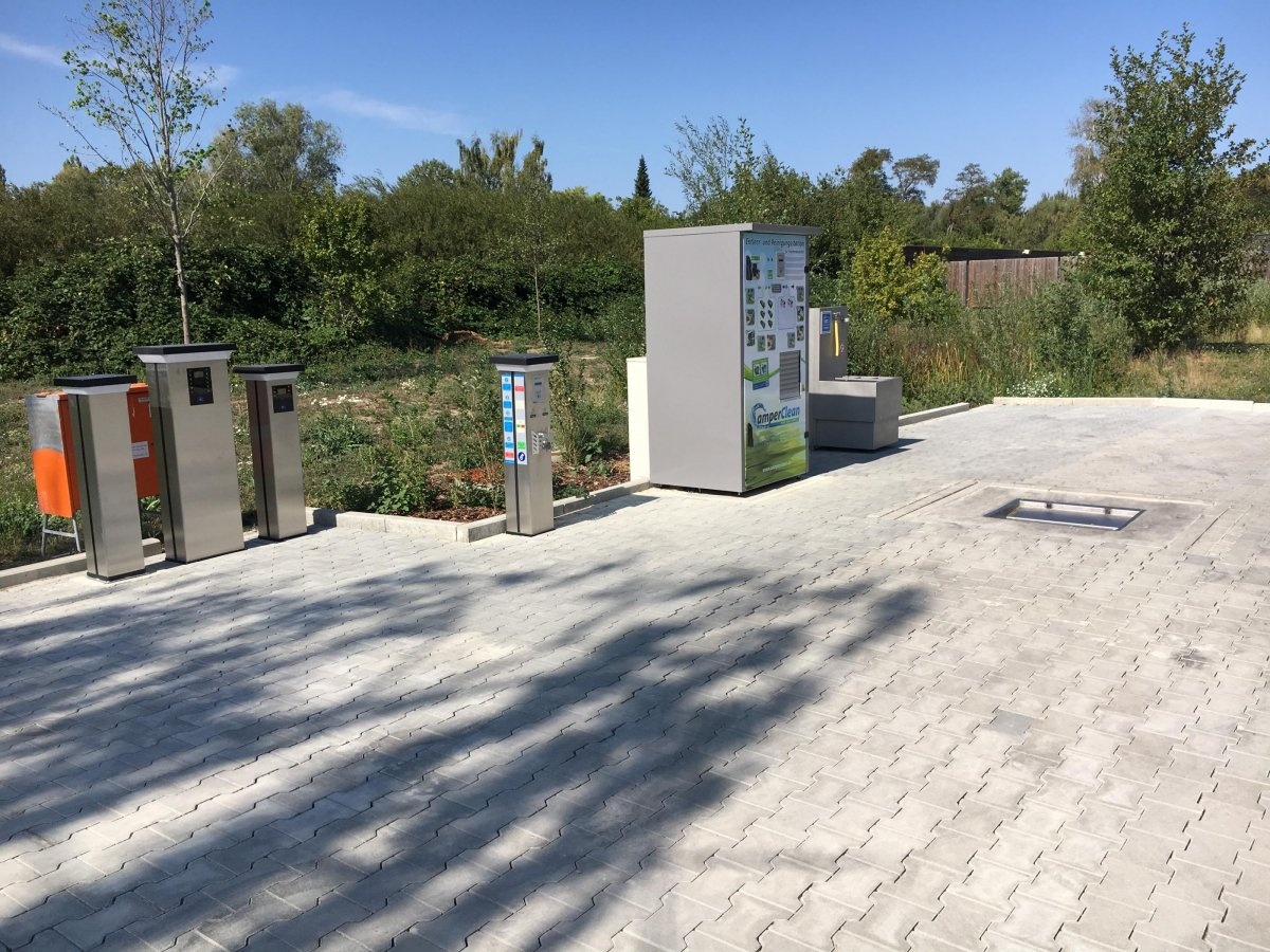 Wohnmobilstellplatz Wasserwelt Braunschweig — Sítio para autocaravanas in BS