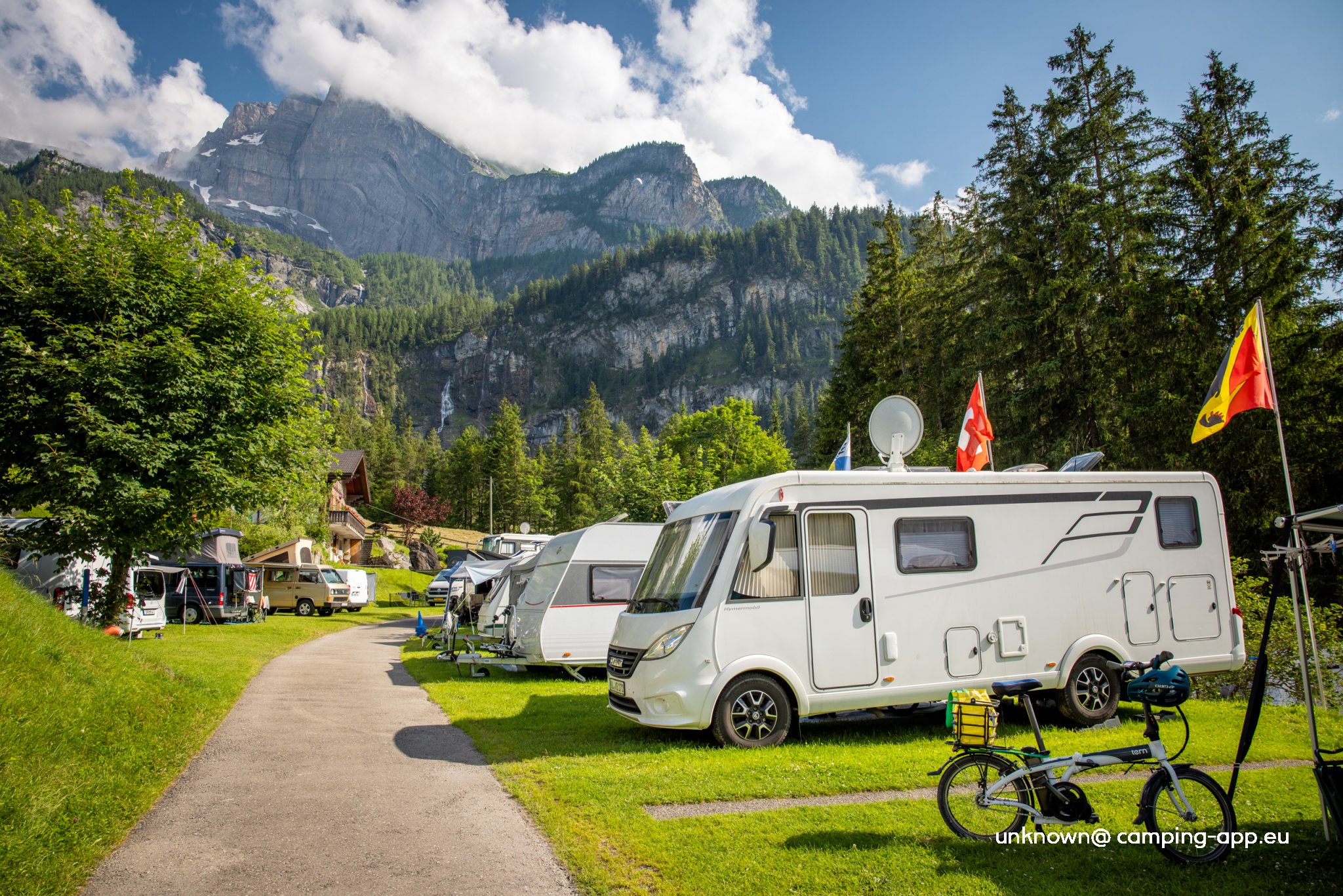 Camping Rendez-vous — Sítio de acampamento in Kandersteg