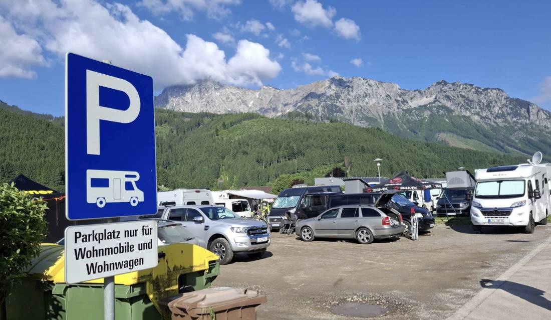 Stellplatz Eisenerz — Bobilplass in Eisenerz