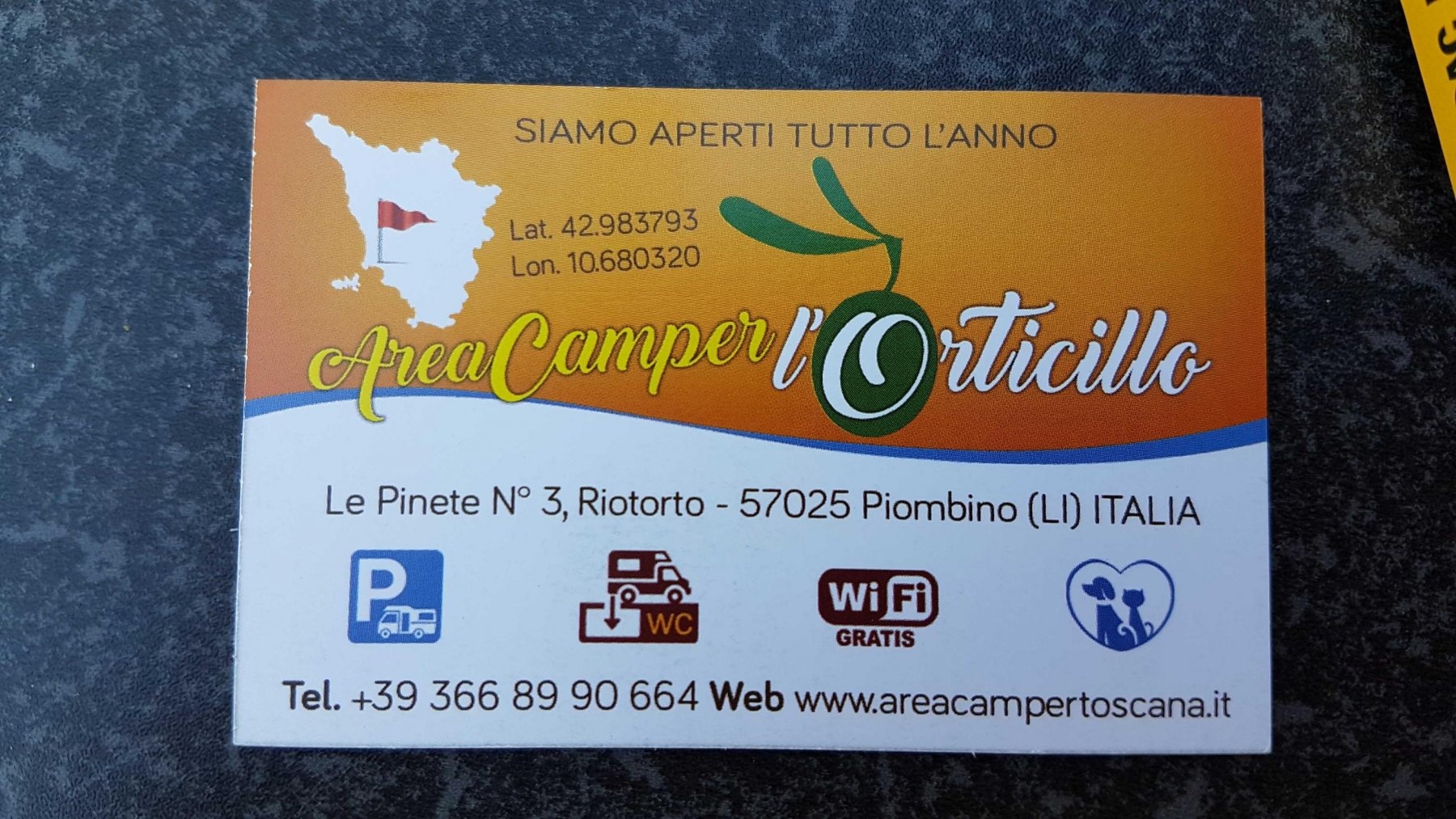 Agrisosta ORTICILLO — Campervan Site in Piombino