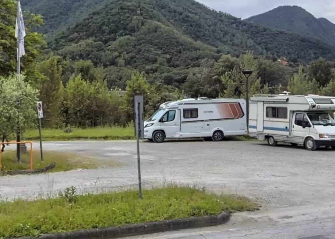 Area sosta Borgo a Mozzano LU — Bobilplass in Borgo a Mozzano