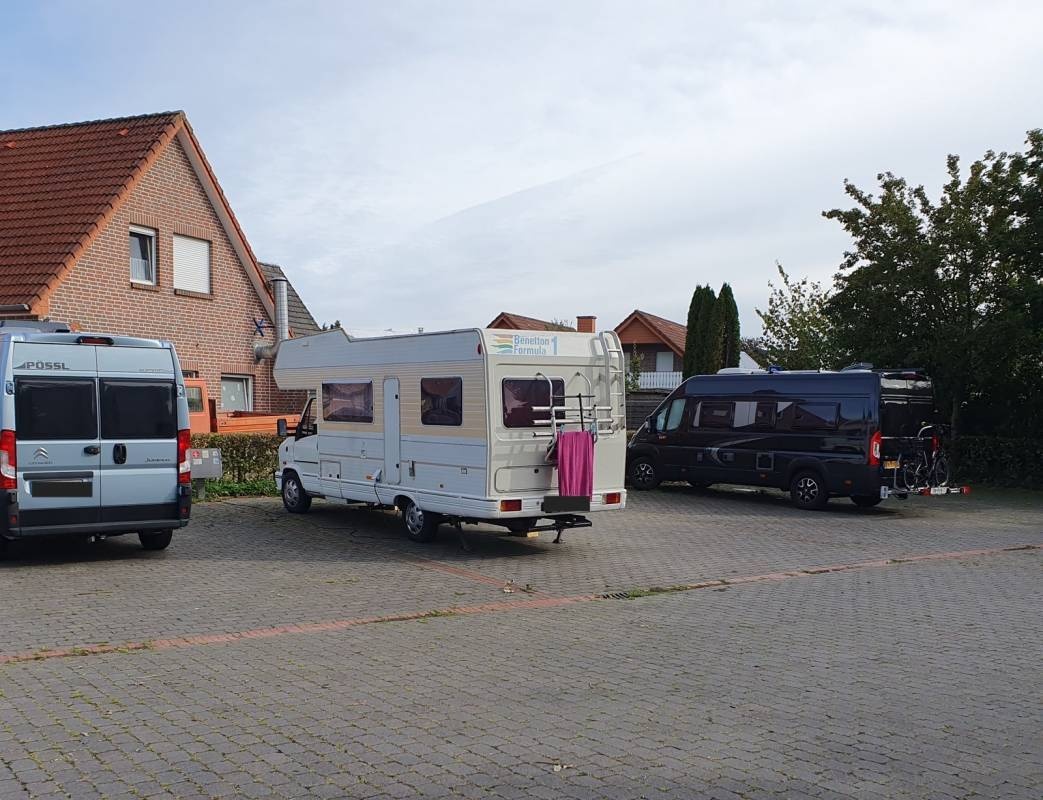 Stellplatz an der Kreutzmanns Mühle, Werlte — Ställplats in Werlte