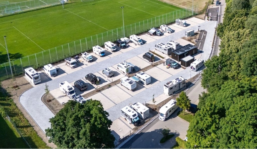 Stellplatz Kempten an der Iller — Sítio para autocaravanas in Kempten (Allgäu)