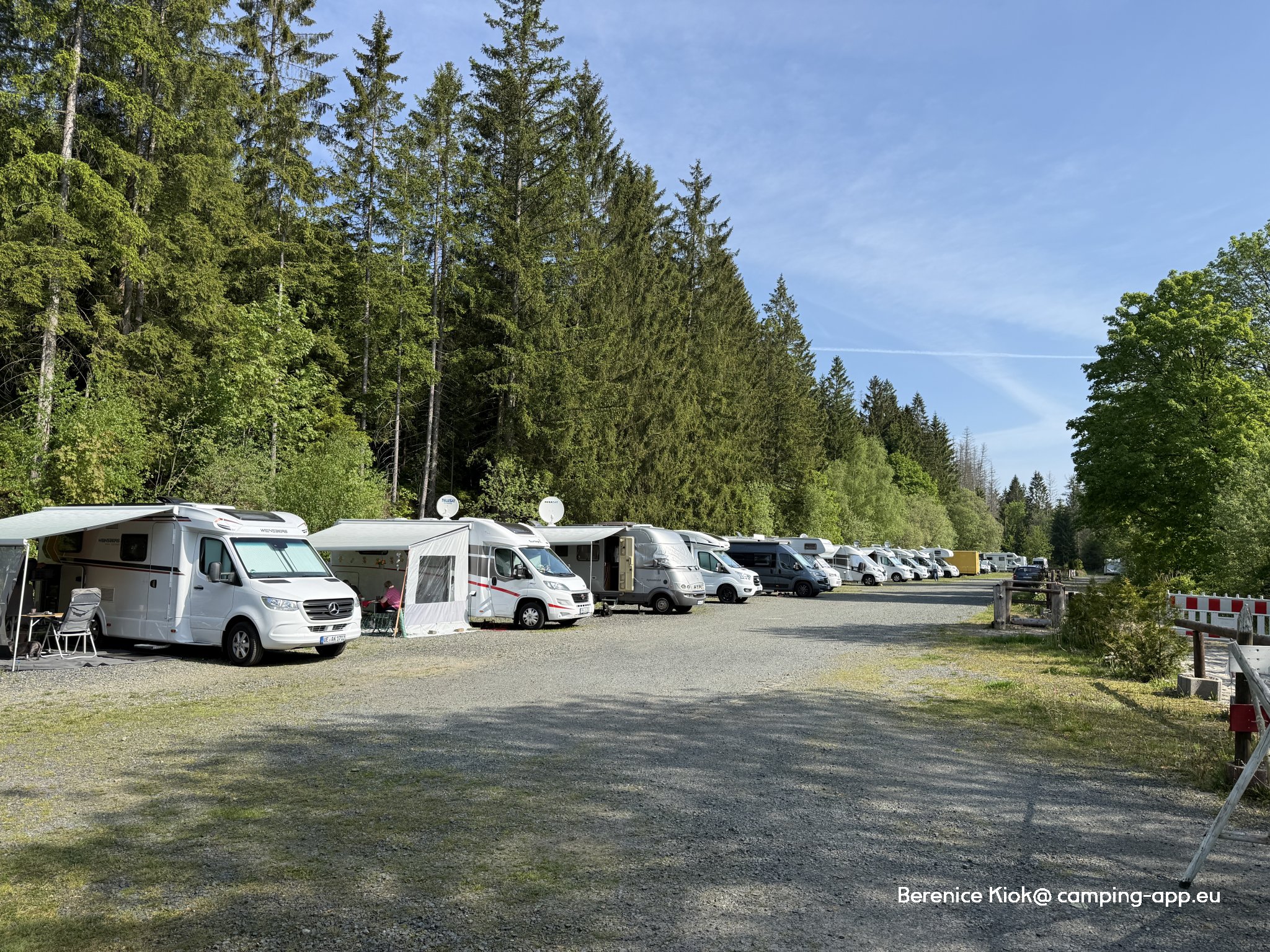 Stellplatz Alter Bahnhof Altenau — Aire camping car in Altenau