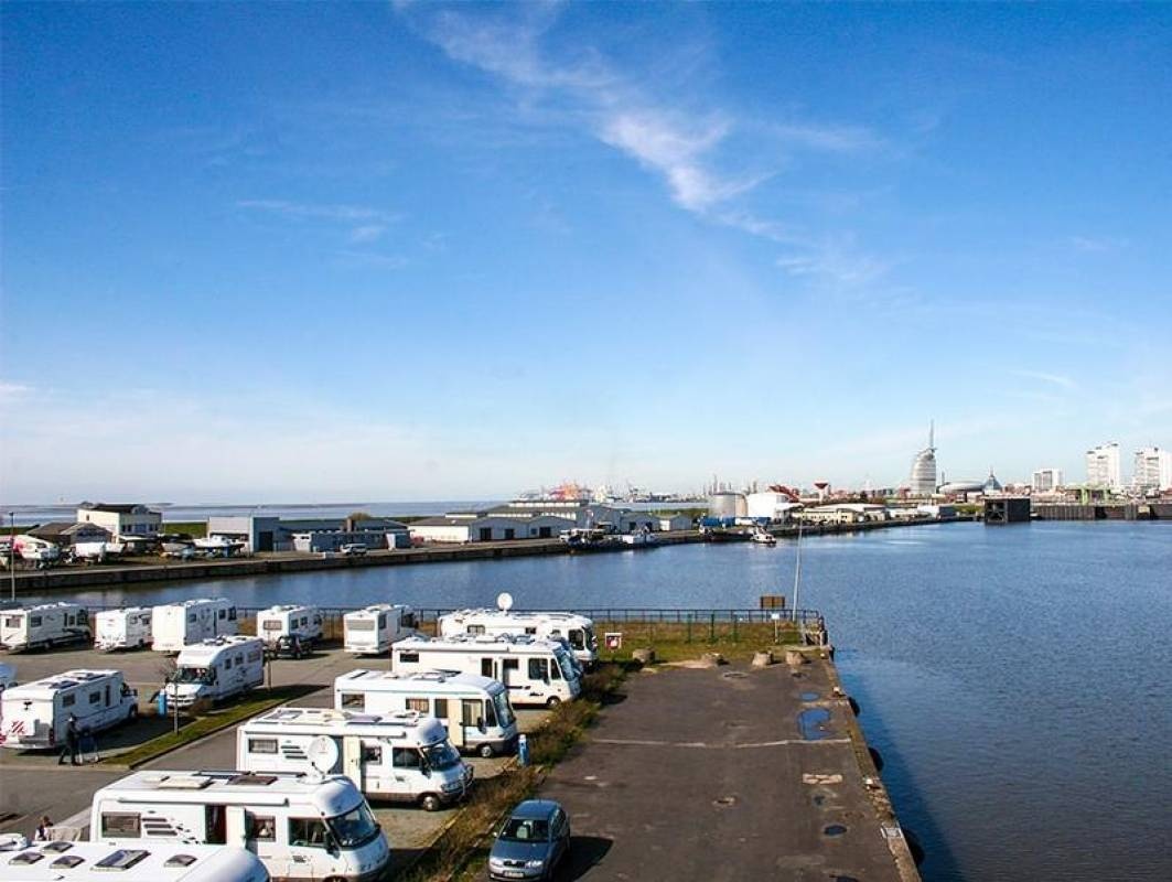 Reisemobil-Parkplatz Fischereihafen Bremerhaven — Ställplats in Bremerhaven-Fischereihafen (Stadtteil)