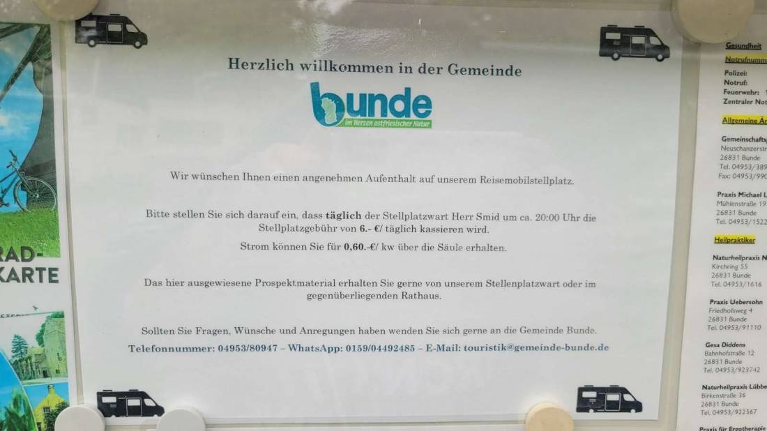 Stellplatz Bunde — Camperplaats in Bunde