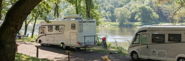 Stellplatz an der Marina Coswig