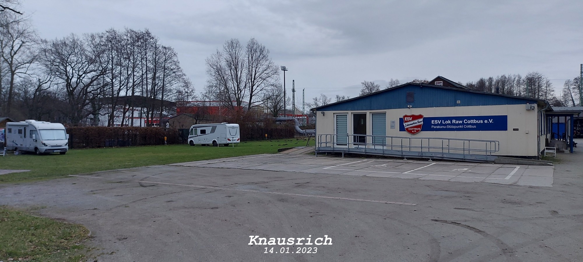 Stellplatz Cottbus — Bobilplass in Cottbus-Sandow