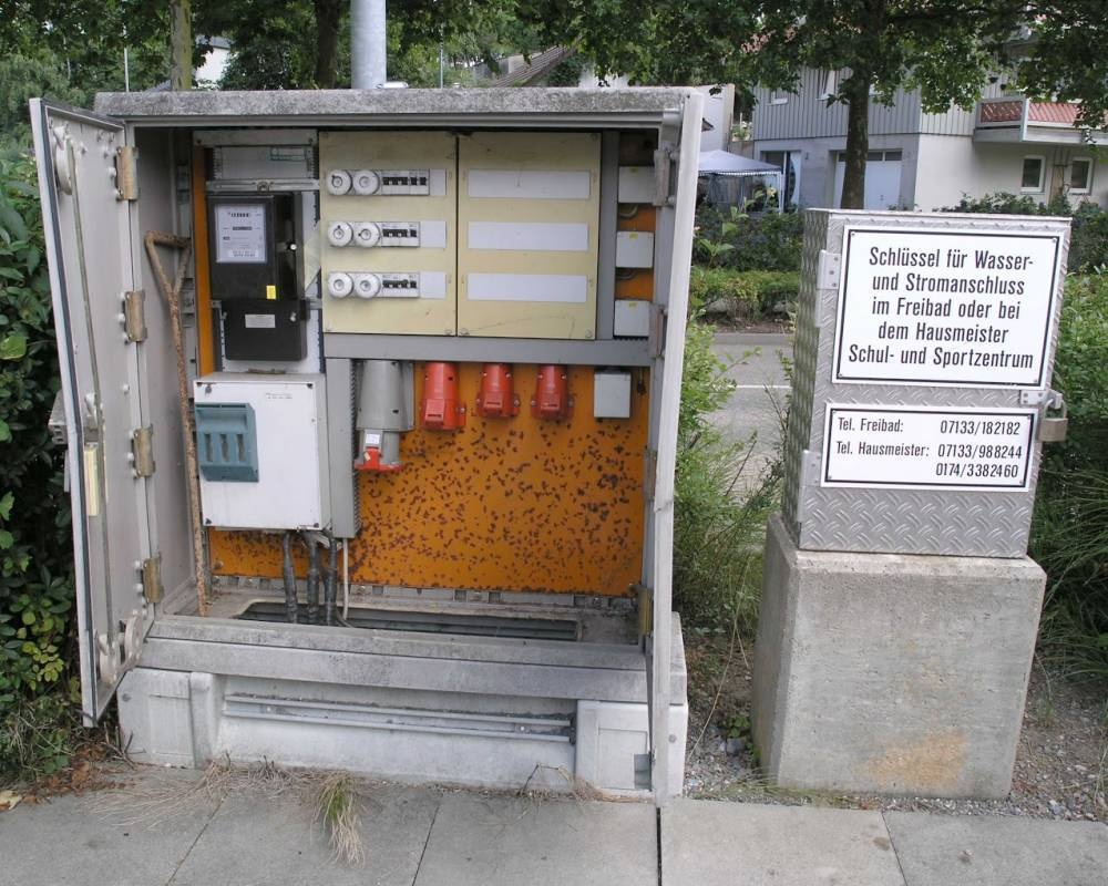 Stellplatz am Freibad Nordheim — Camperplads in Nordheim