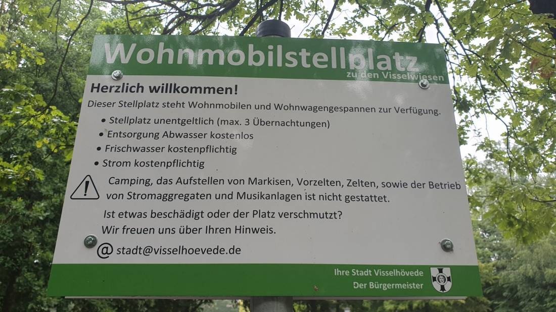 Stellplatz Visselhövede — Bobilplass in Visselhövede