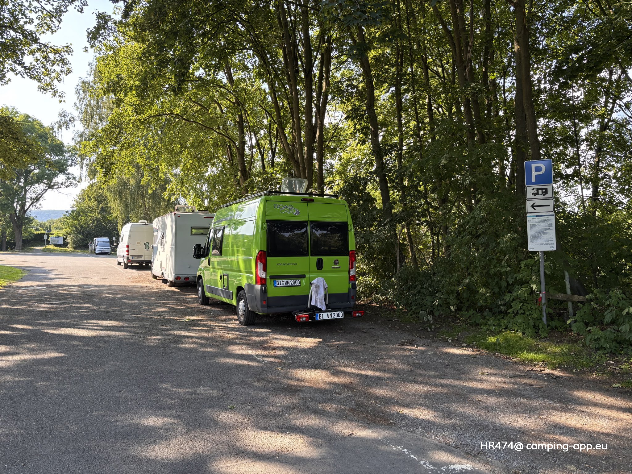 Übernachtungsparkplatz Herdecke vorhalle — Camperplaats in Herdecke