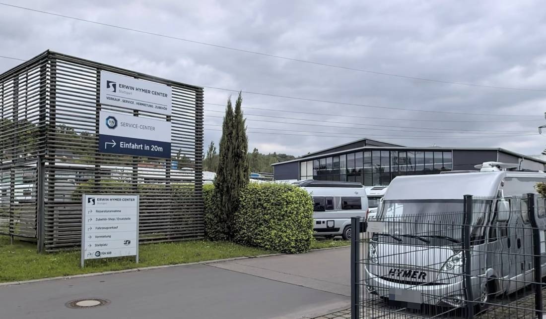 Stellplatz Hymer Center Sindelfingen — Bobilplass in Sindelfingen