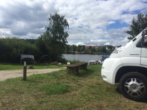 Bootshalle Malchow — Aire camping car in Malchow