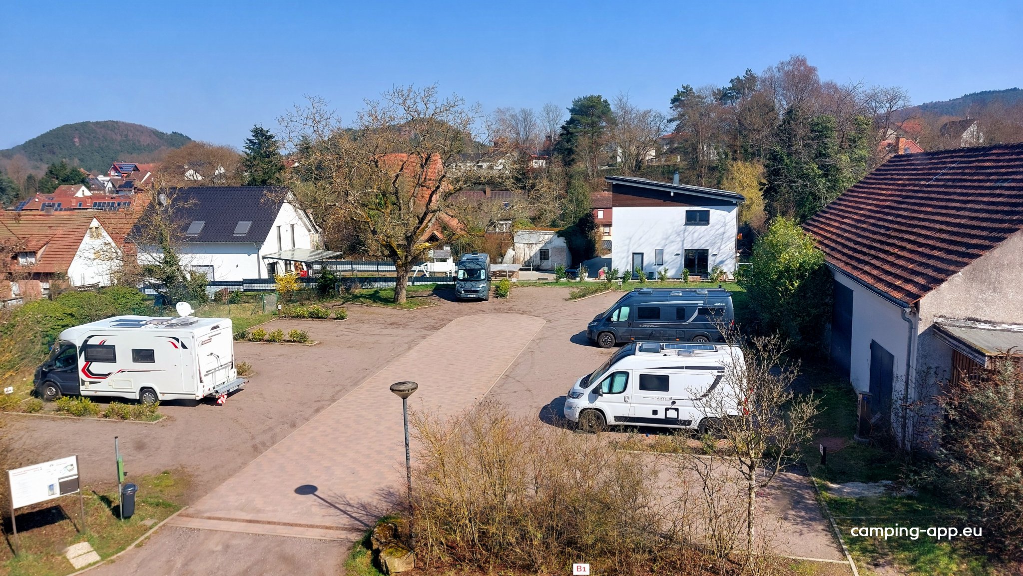 Stellplatz am Deutschen Schuhmuseum — Camperplads in Hauenstein