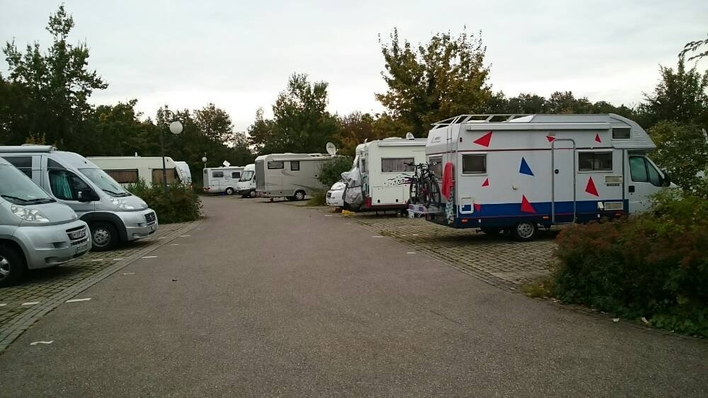 Stellplatz an der Sonnenhof-Therme Bad Saulgau — 露营车营地 in Bad Saulgau