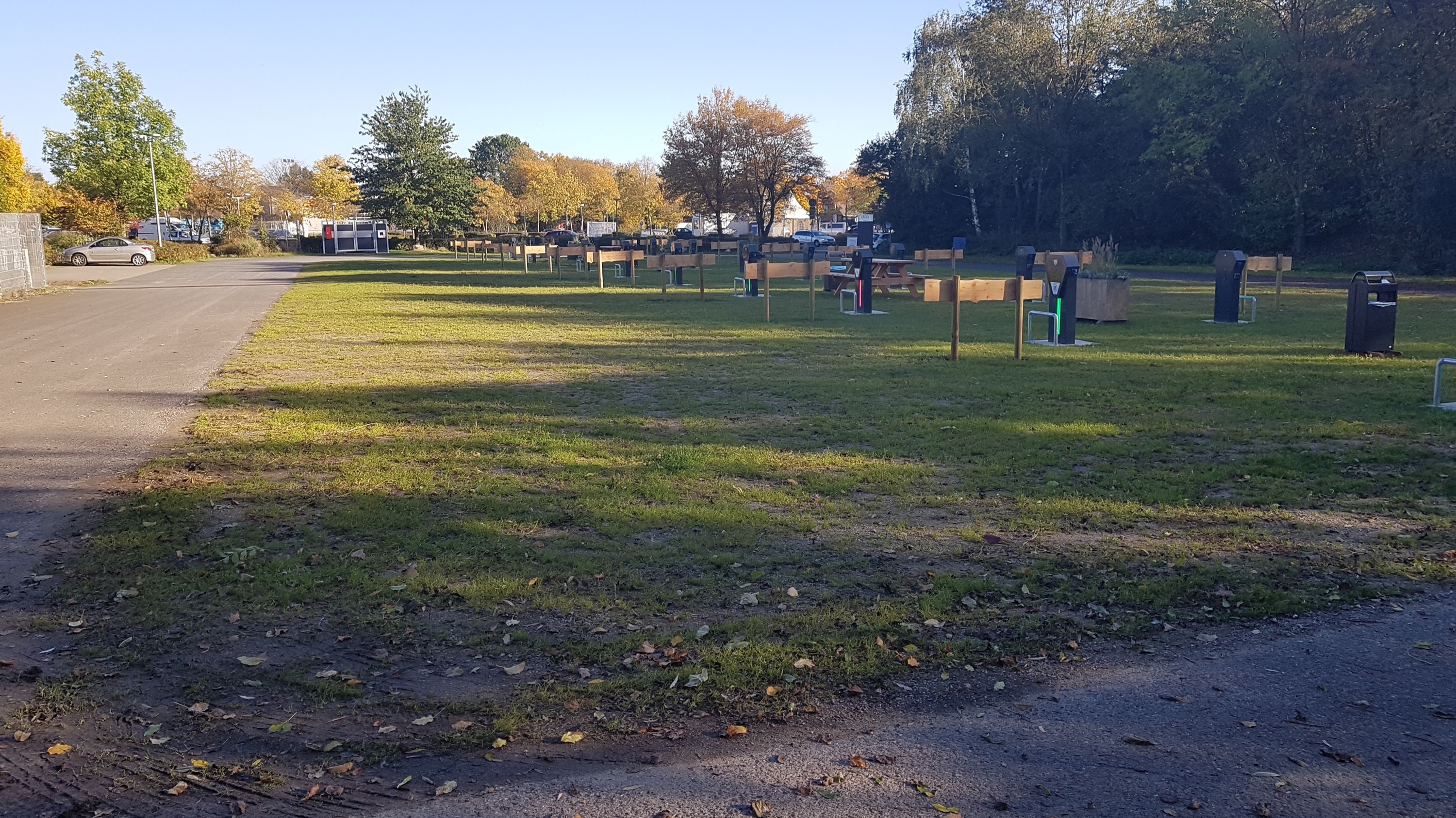 Stellplatz am düb-Freizeitbad Dulmen — Sp. parking dla kamperów in Dülmen-Hausdülmen