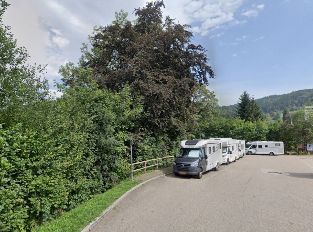 Übernachtungsparkplatz Triberg im Schwarzwald — Öffentlicher Parkplatz in Triberg