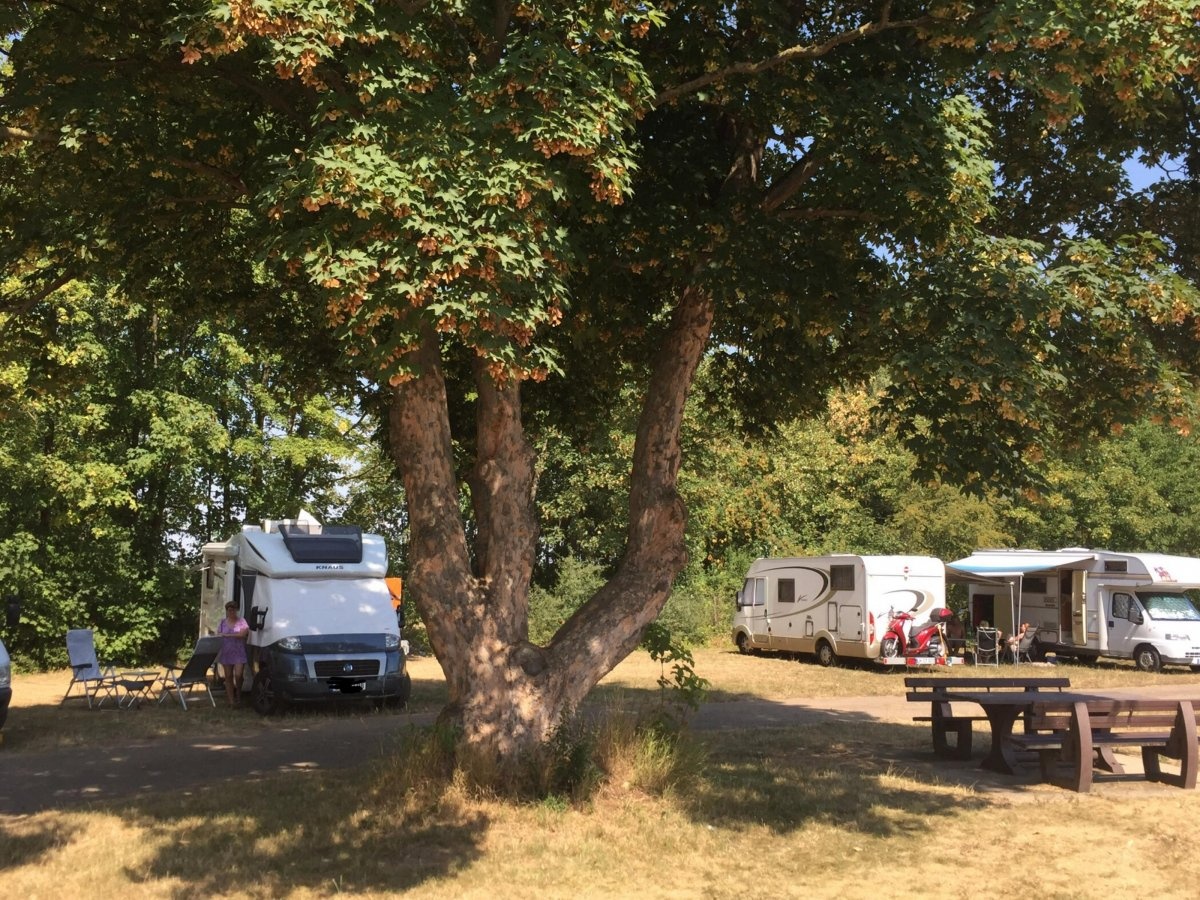 Stellplatz am Wassersportsee Zülpich — Camperplaats in Zülpich