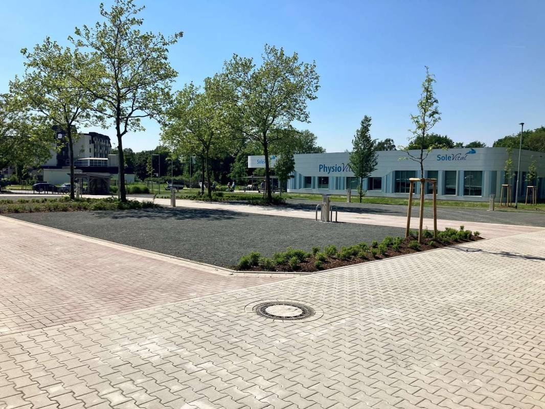 Wohnmobilstellplatz am SoleVital — Estacionamento noturno in Bad Laer