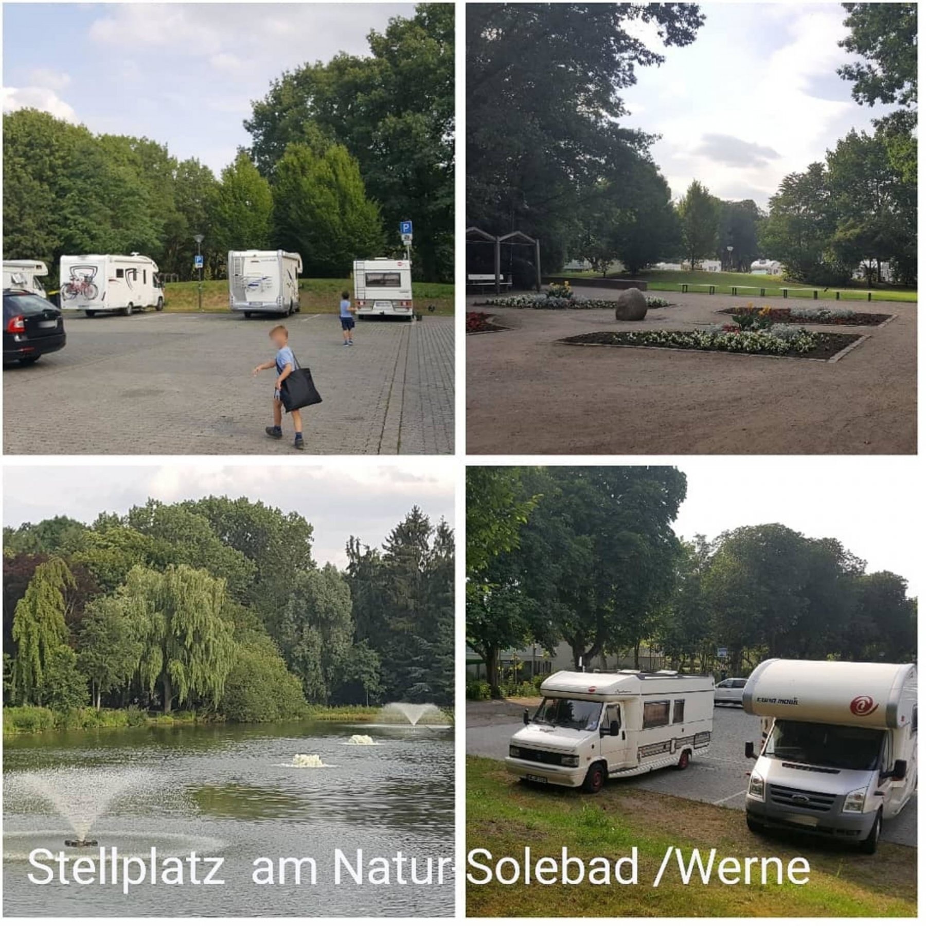 Stellplatz am Natur-Solebad Werne — Sp. parking dla kamperów in Werne