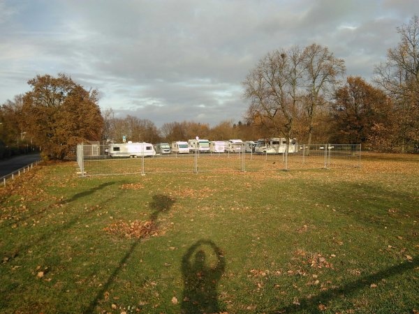 Volkspark am Marienberg — Parkeringsplass m. overnatting in Nürnberg