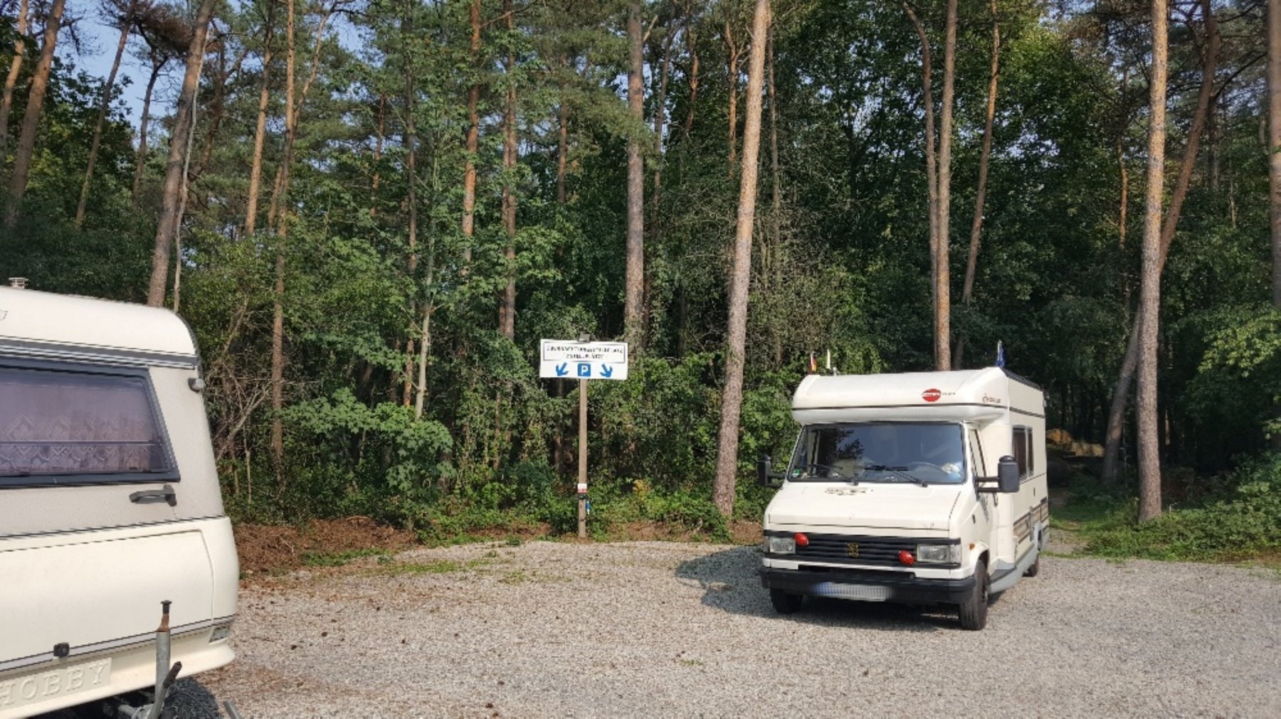 Stellplatz bei Lewandowsky Reisemobile Bramsche — Campervan Site in Bramsche