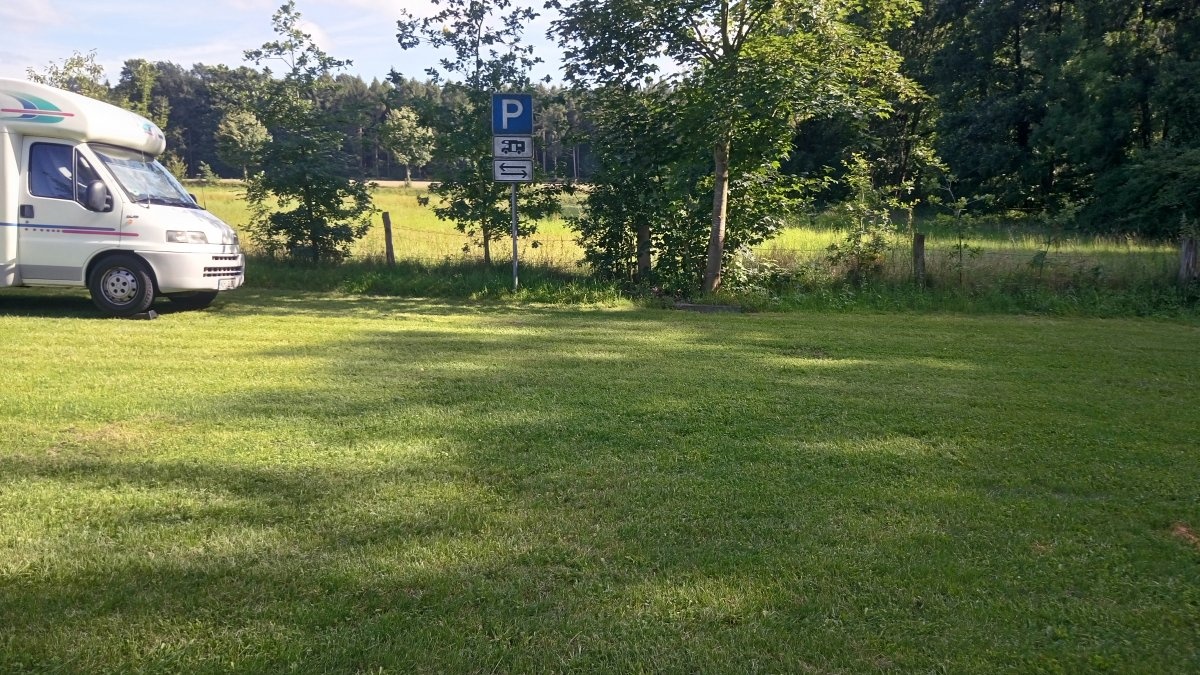 Stellplatz bei der Varus Deele Bramsche — Camperplaats in Bramsche