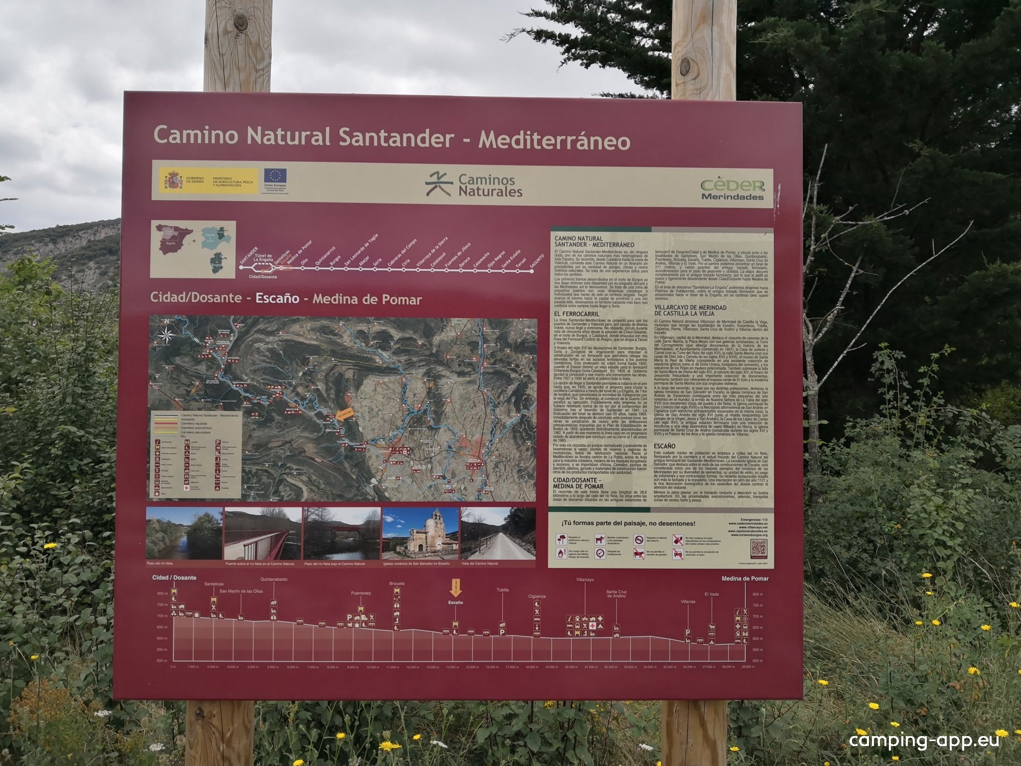 Camping Villarcayo — Area da campeggio in Villarcayo / Castilla y León