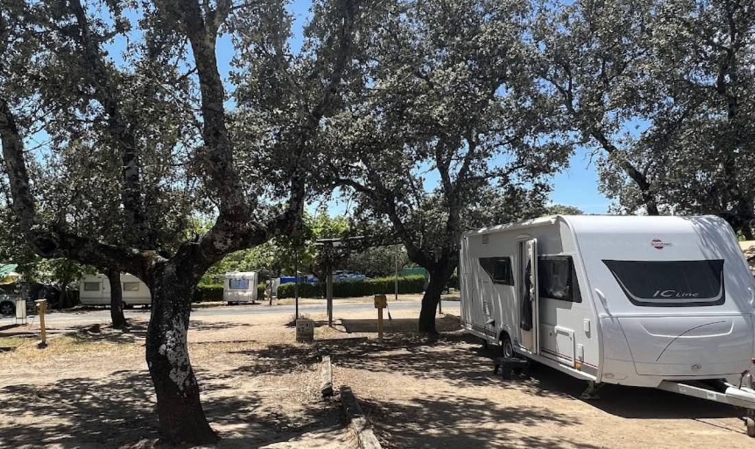 Camping Monfragüe — Area da campeggio in Malpartida de Plasencia / Extremadura