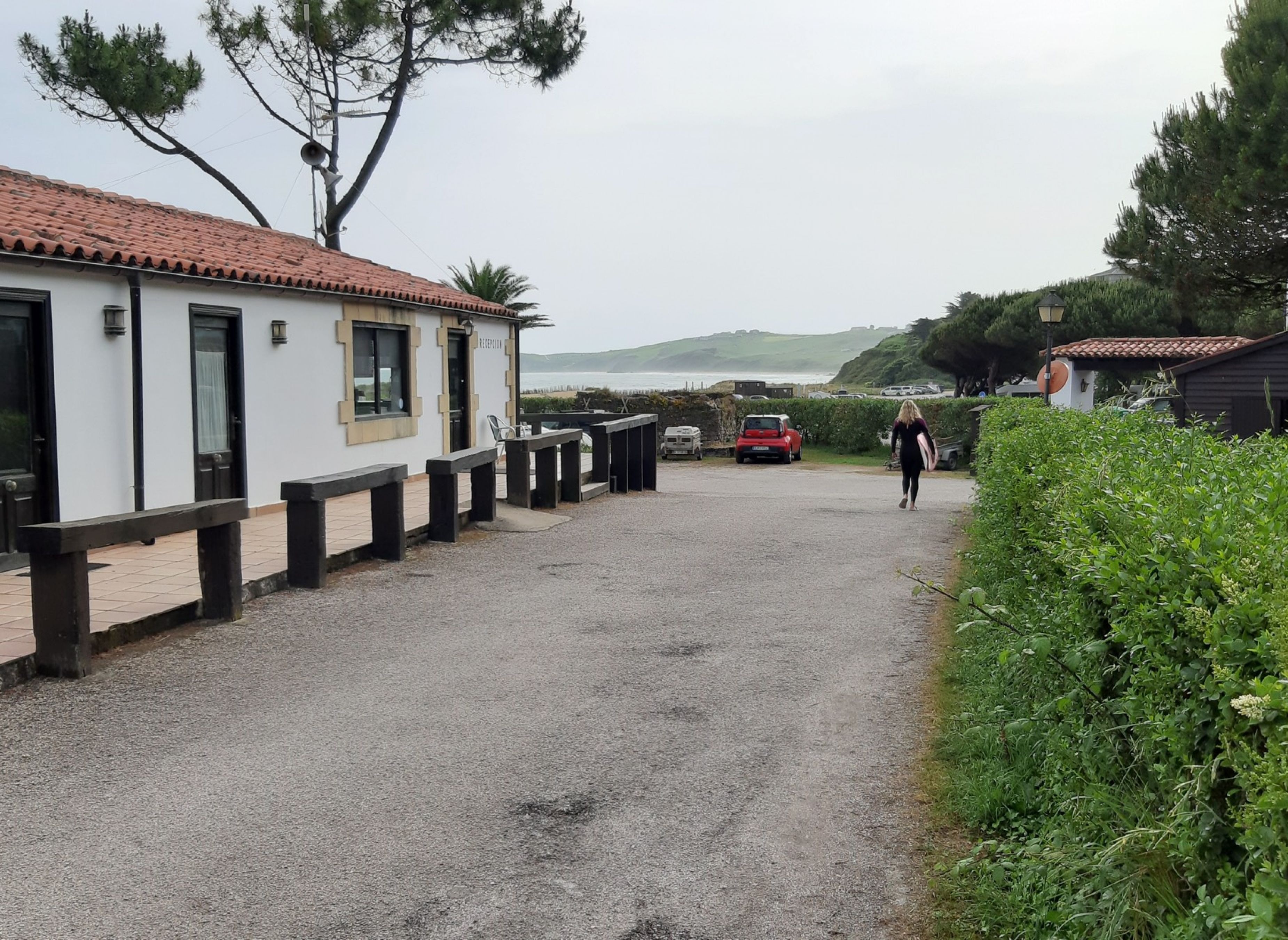 Camping El Rosal — Area da campeggio in San Vicente de la Barquera / Cantabria