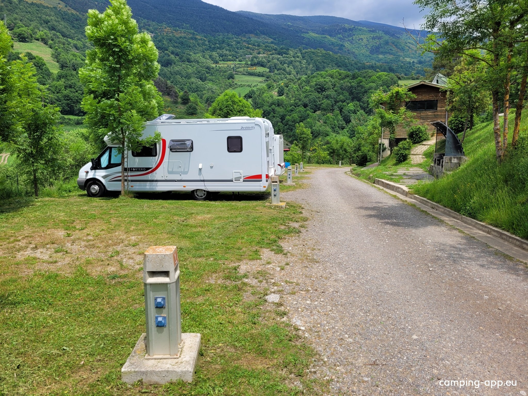 Camping Vall de Ribes — Kamp yeri in Ribes de Freser / Cataluña