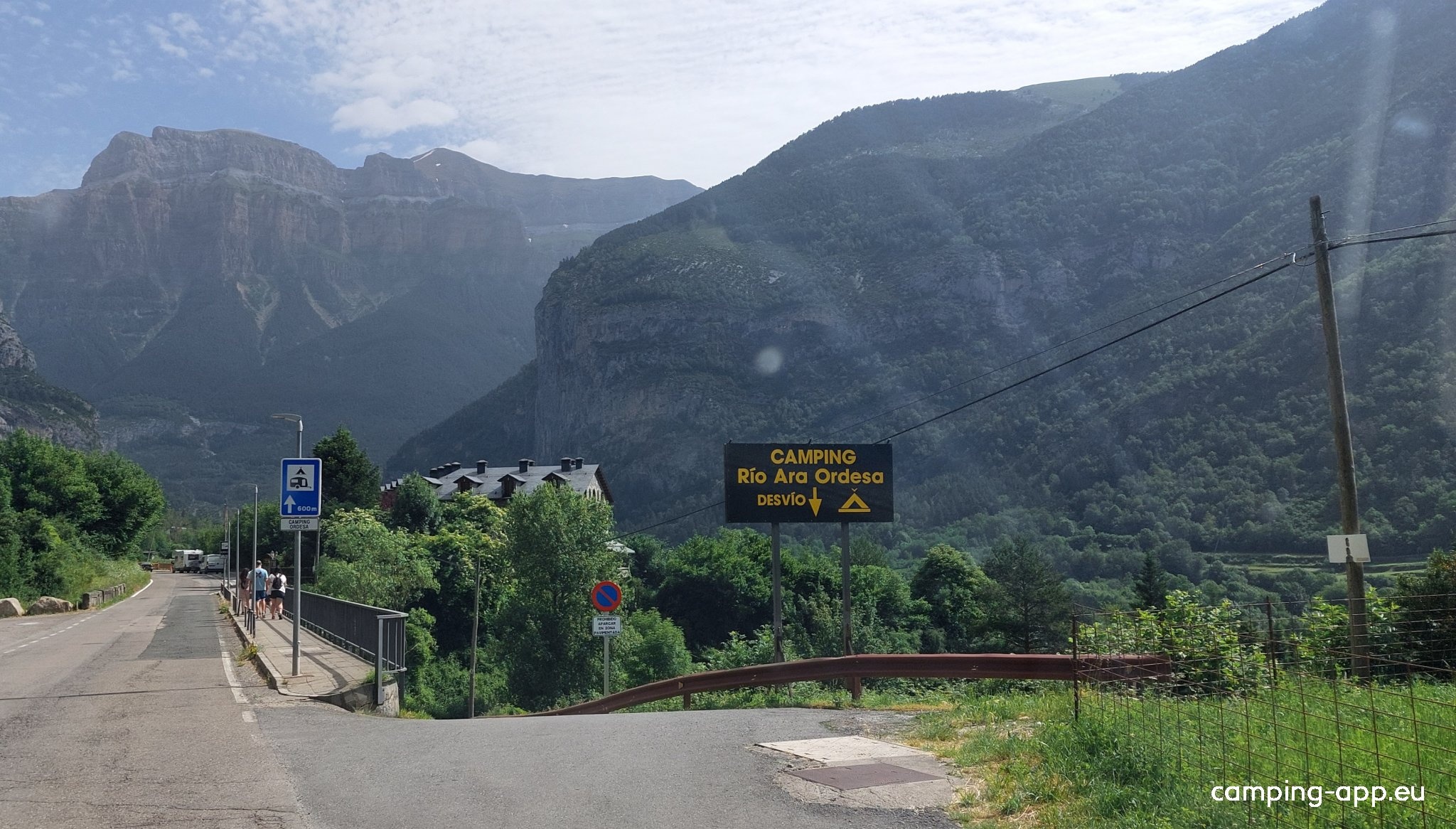 Camping Rio Ara — Campingplatz in Torla-Ordesa / Aragón