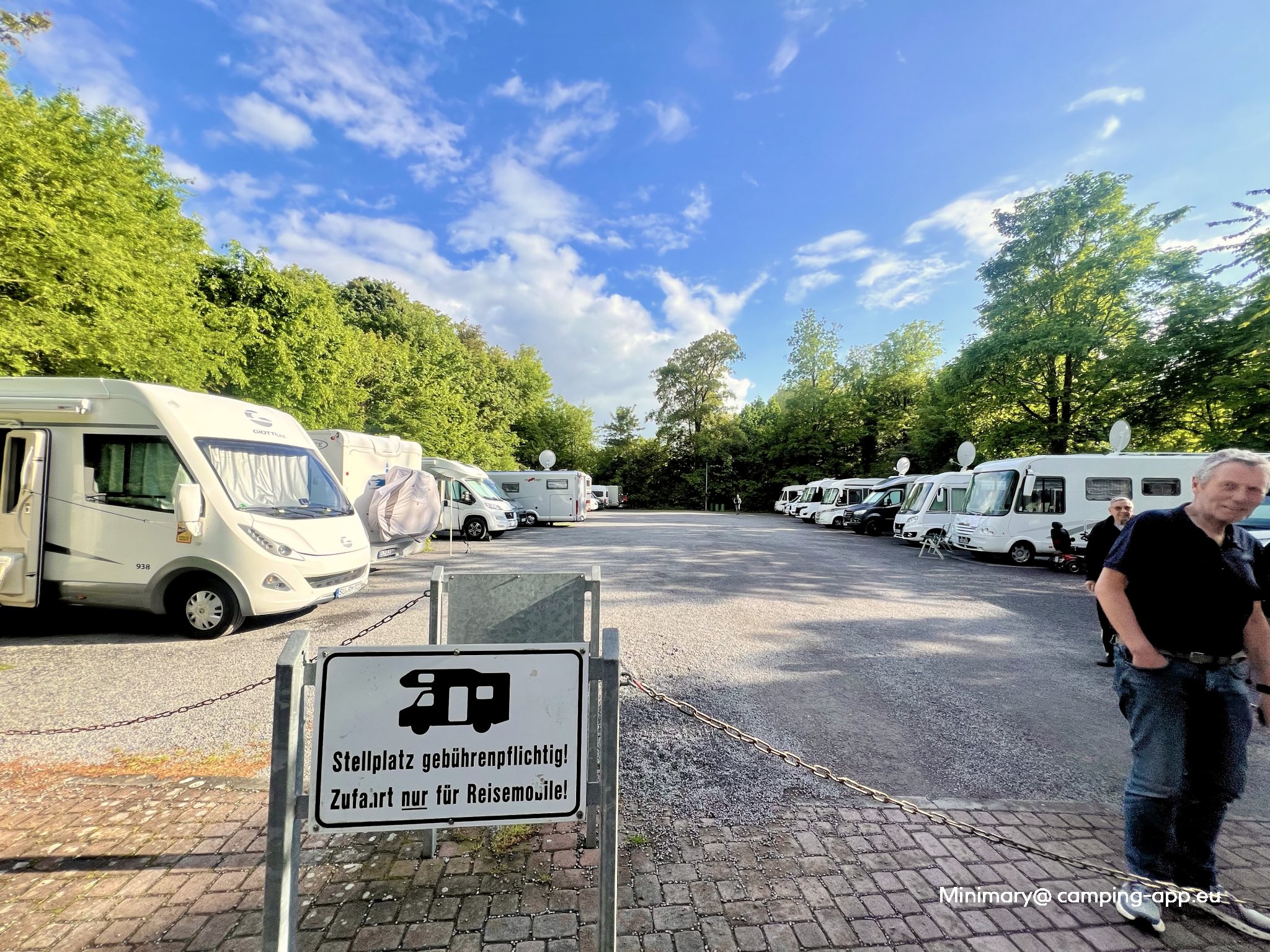Stellplatz am Schloss Bückeburg — Area di sosta in Bückeburg