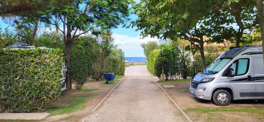 Camping A Gaivota — Area da campeggio in Barreiros / Galicia