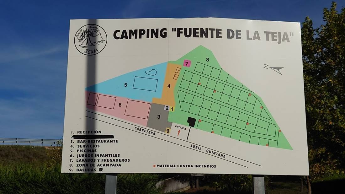 Camping Fuente De La Teja — Campingplats in Soria / Castilla y León