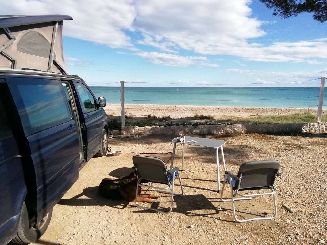 Camping Cala D'Oques — Kamp yeri in L'Hospitalet de l'Infant / Cataluña