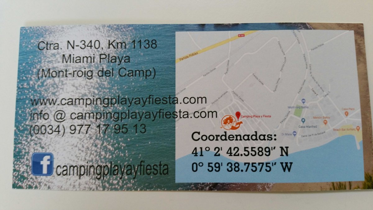 Camping Playa y Fiesta — Campingplatz in Miami Platja / Cataluña