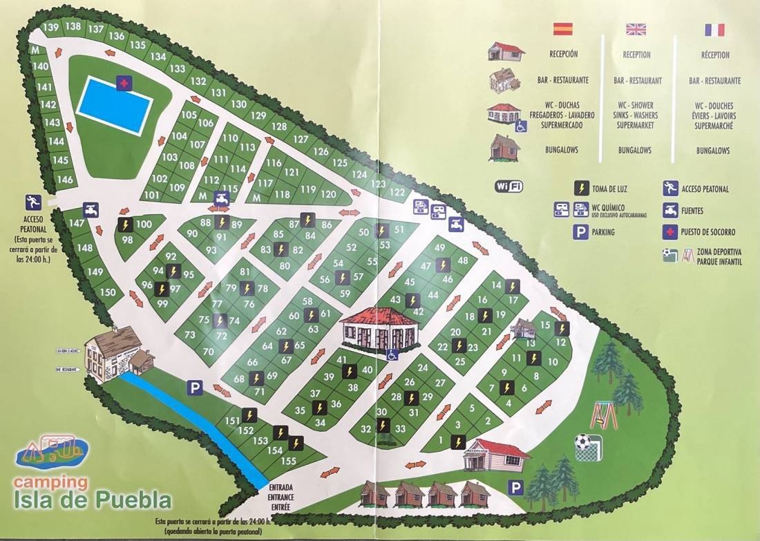 Camping Isla de Puebla — Kamp yeri in Puebla de Sanabria