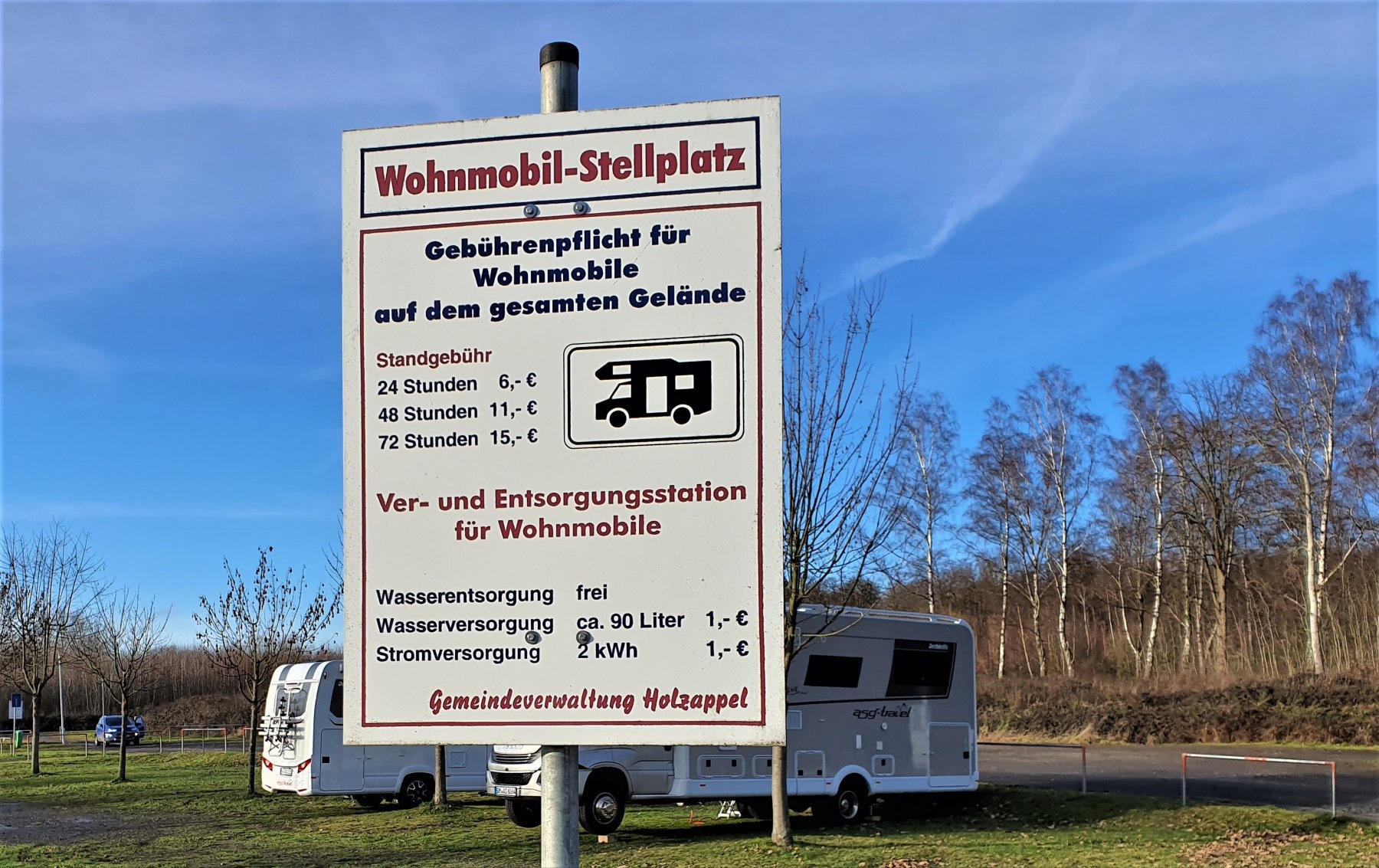Stellplatz am Herthasee Holzappel — Bobilplass in Holzappel