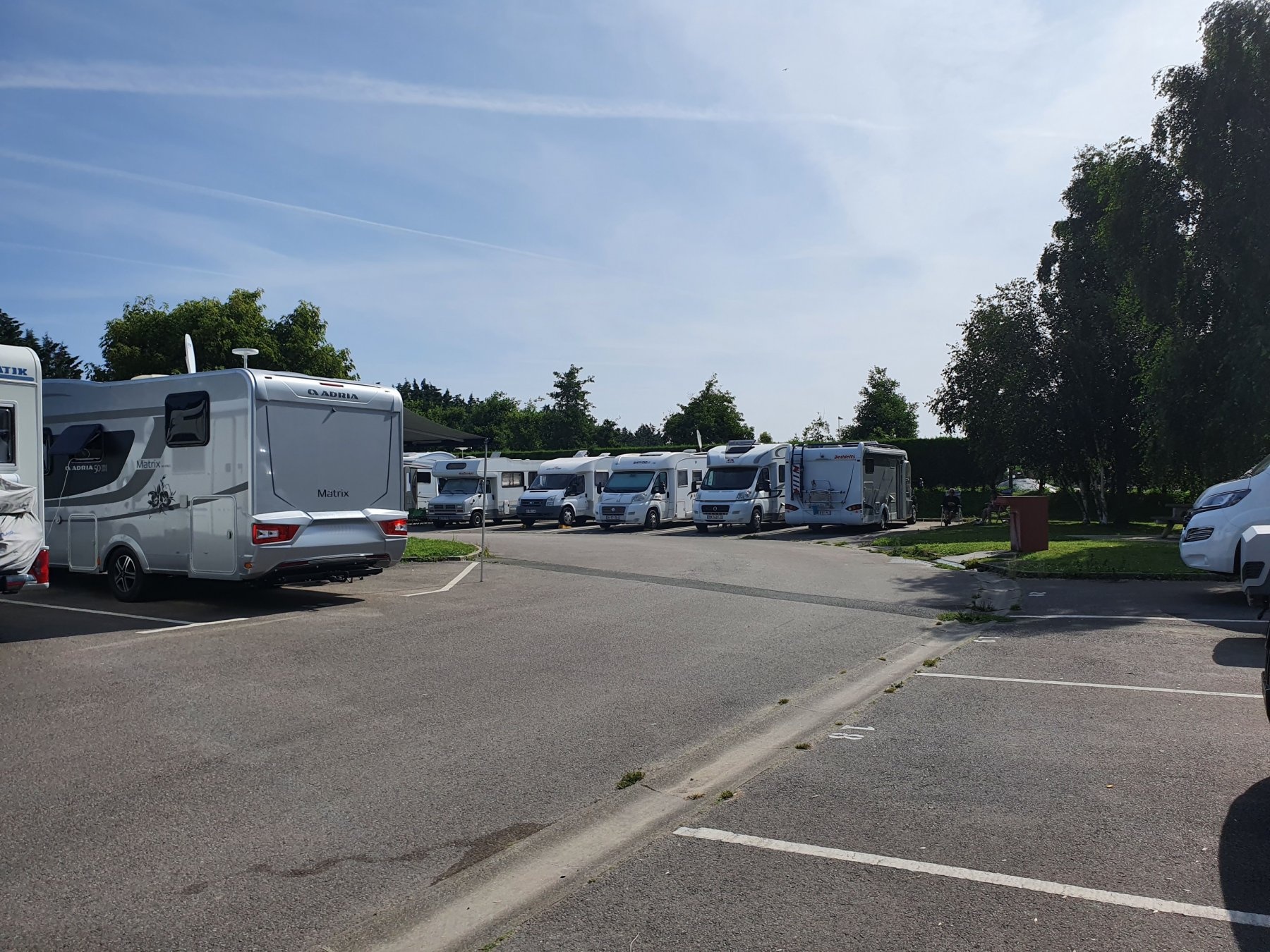 Stellplatz Le Tréport — Sp. parking dla kamperów in Le Tréport
