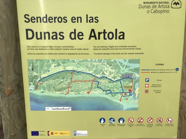 Parkplatz Cabo Pino Dunas de Artola — Foto 4
