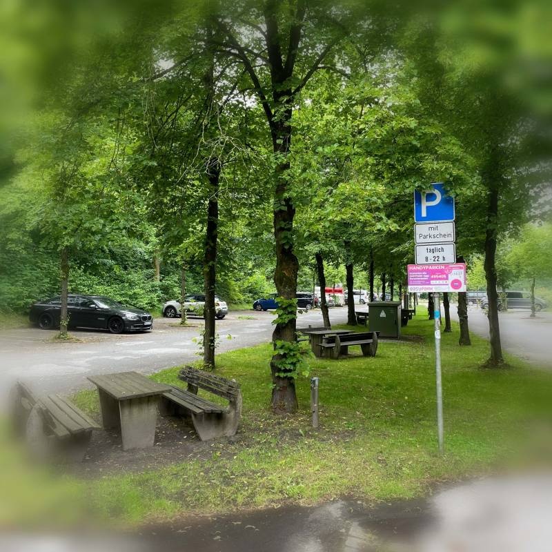P5 am Bismarckturm — Aparcamiento para pernocta in Tecklenburg